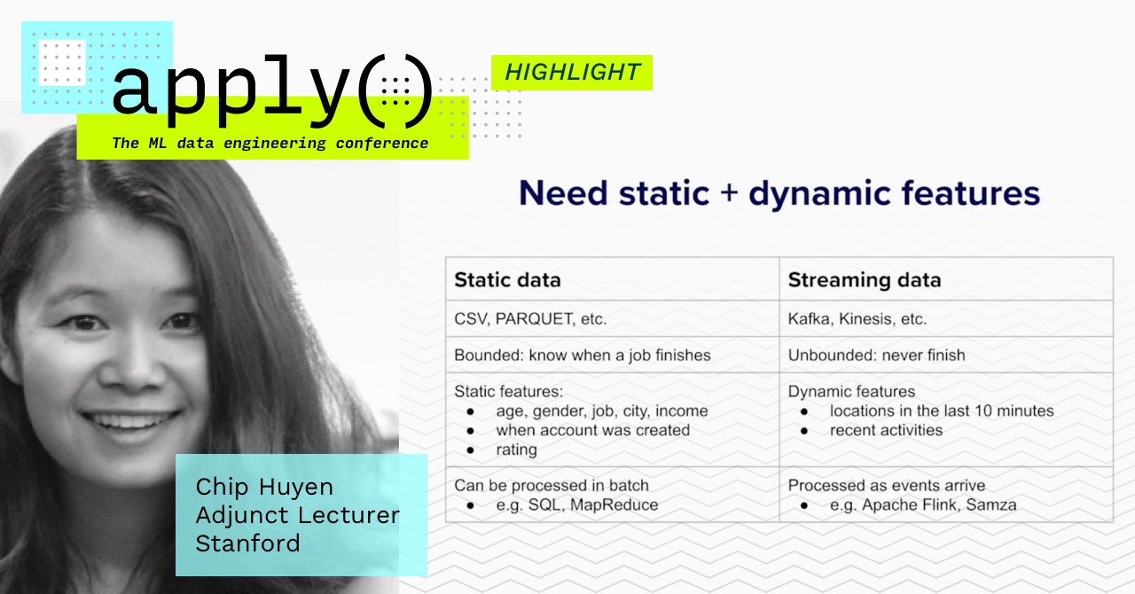 apply() The ML data engineering conference: Highlight