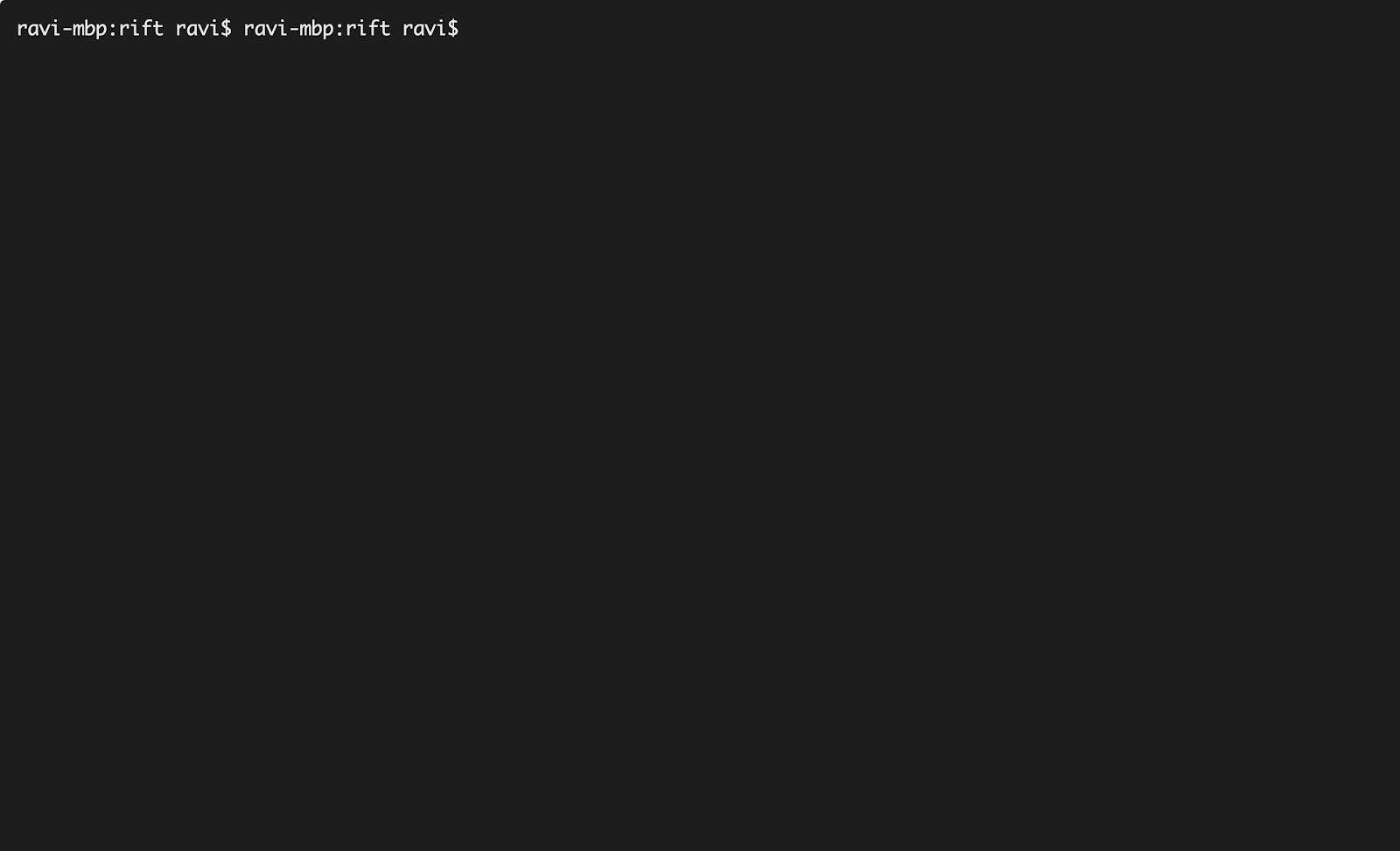 gif showing code to illustrate how Rift connects to data sources.